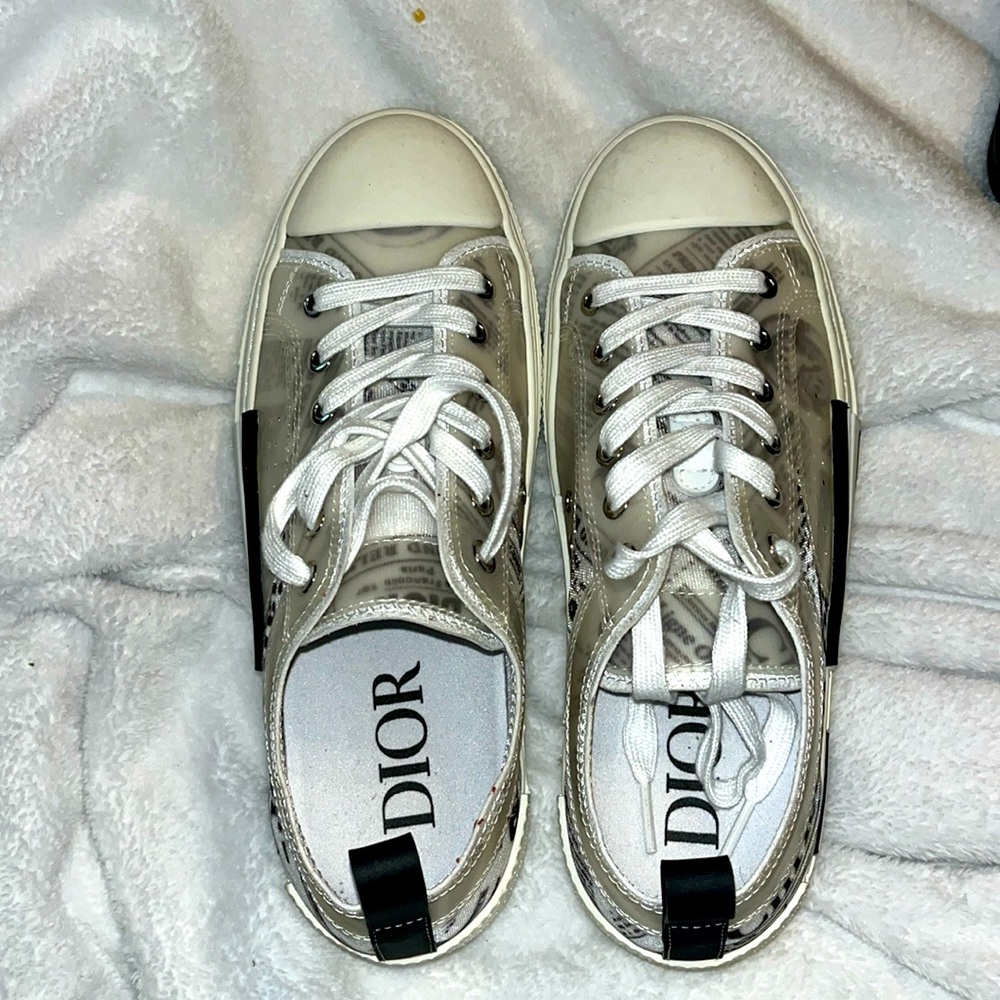CD low top sneakers..Worn Once..Size 8.5 women